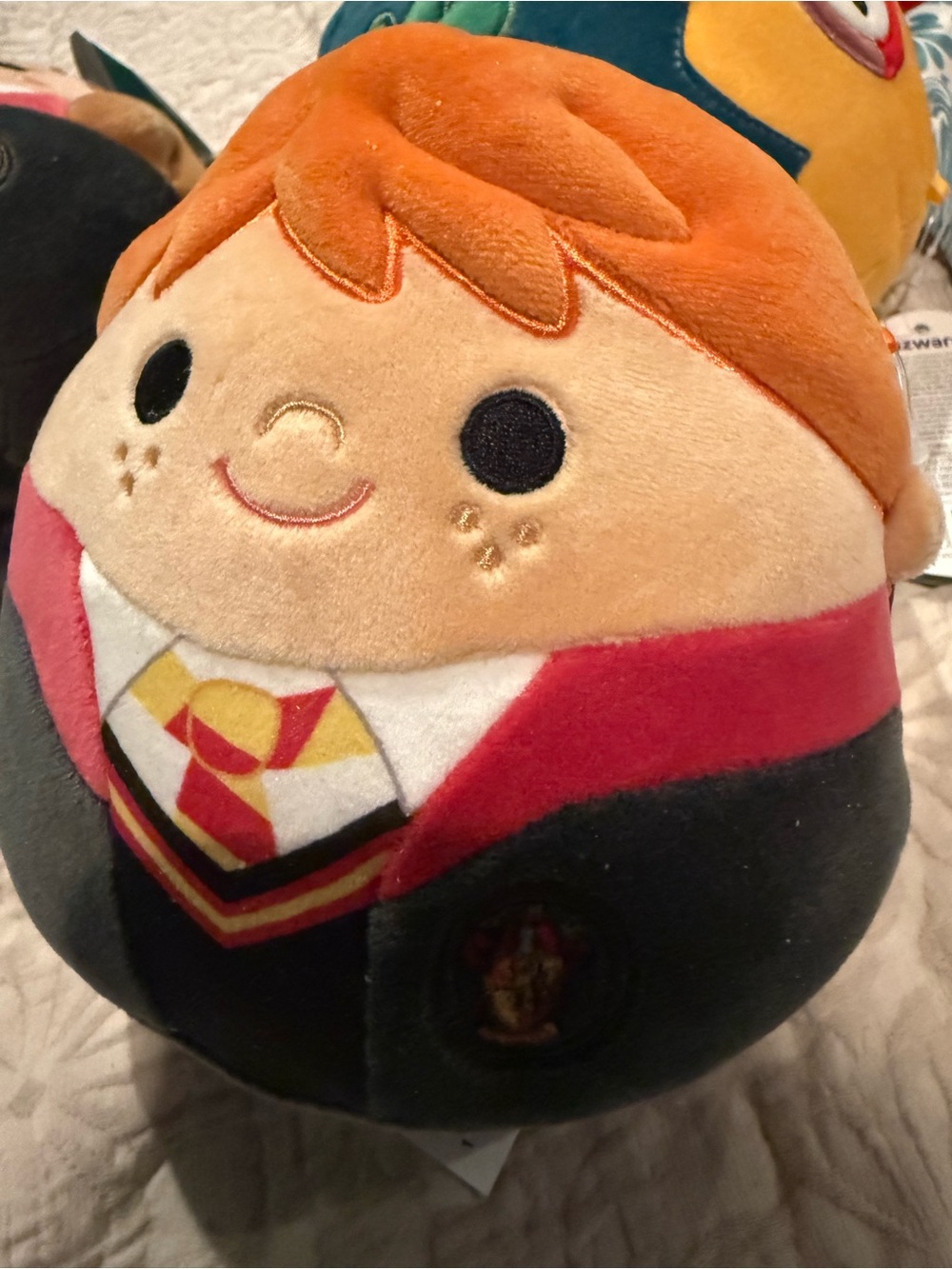 RON WEASLEY Squishmallows Red & Orange Wizard School Plush